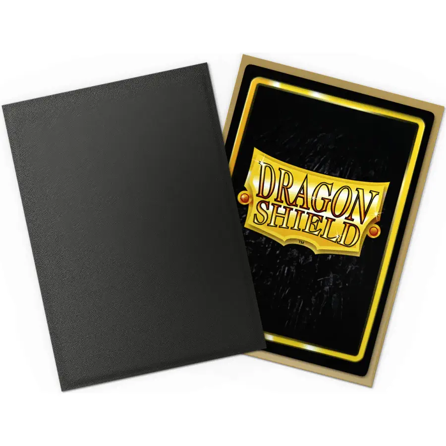 Dragon Shield Matte Dual - Black & Gold (100): Star Wars Unlimited Card Sleeves / Schutzhüllen