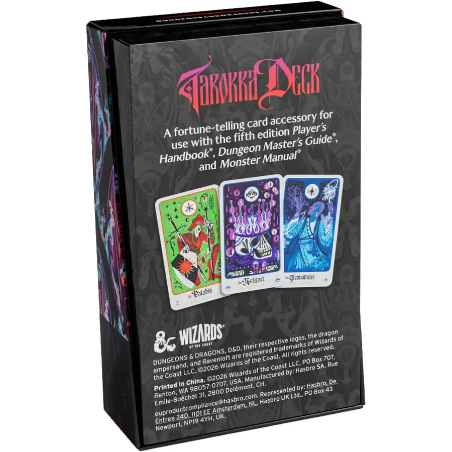 D&D Ravenloft Tarokka Deck (ENG): Dungeons and Dragons DnD Spezialprodukte