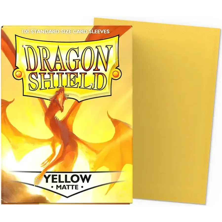 Dragon Shield Matte - Yellow (100)
