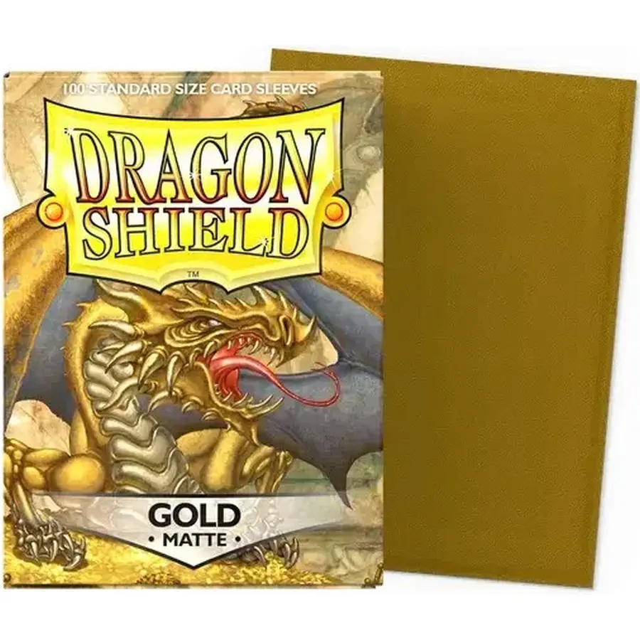 Dragon Shield Matte - Gold (100)