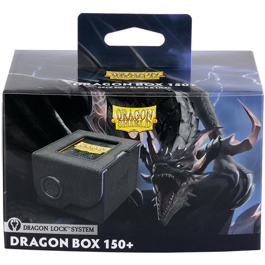 Dragon Shield Dragon Box - Black & Lilac (150): One Piece Deck Boxen