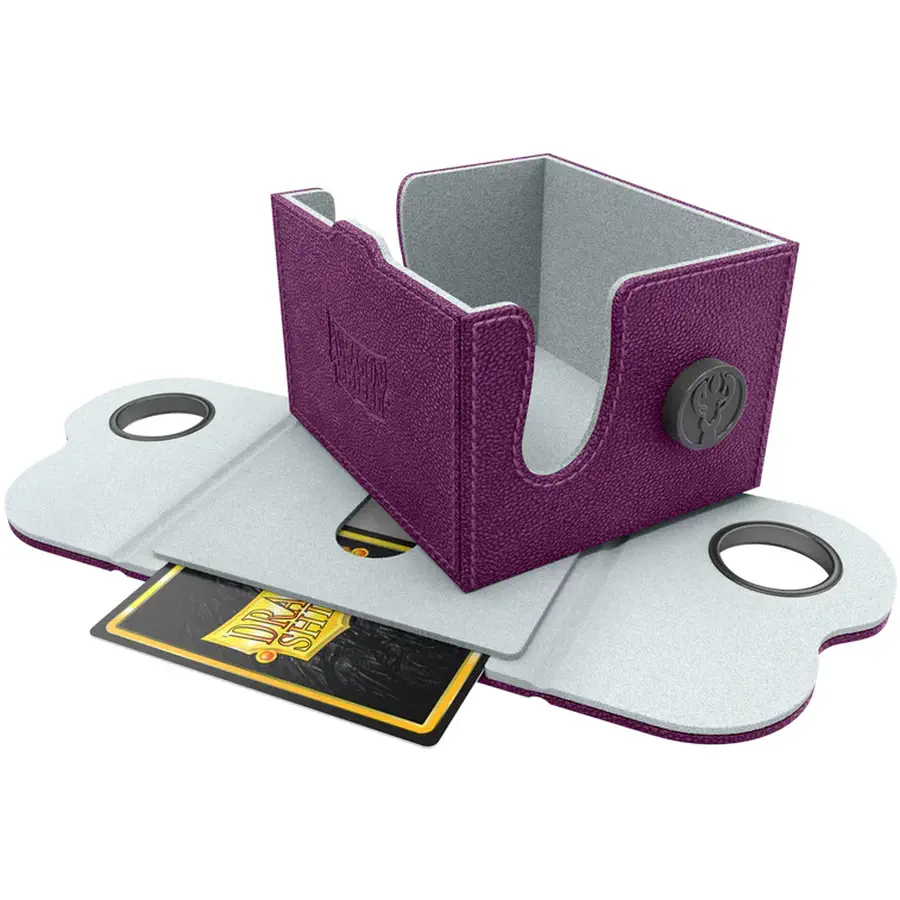 Dragon Shield Dragon Box - Purple & Frost (150): andere Sammelkartenspiele Deck Boxen