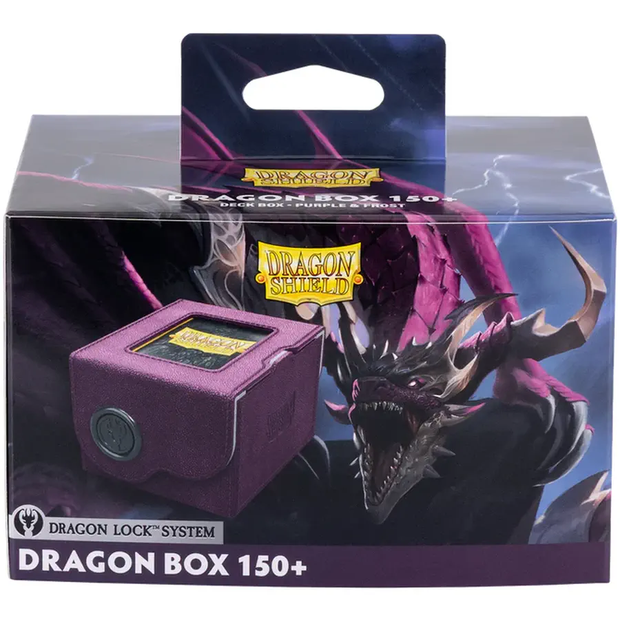 Dragon Shield Dragon Box - Purple & Frost (150): andere Sammelkartenspiele Deck Boxen
