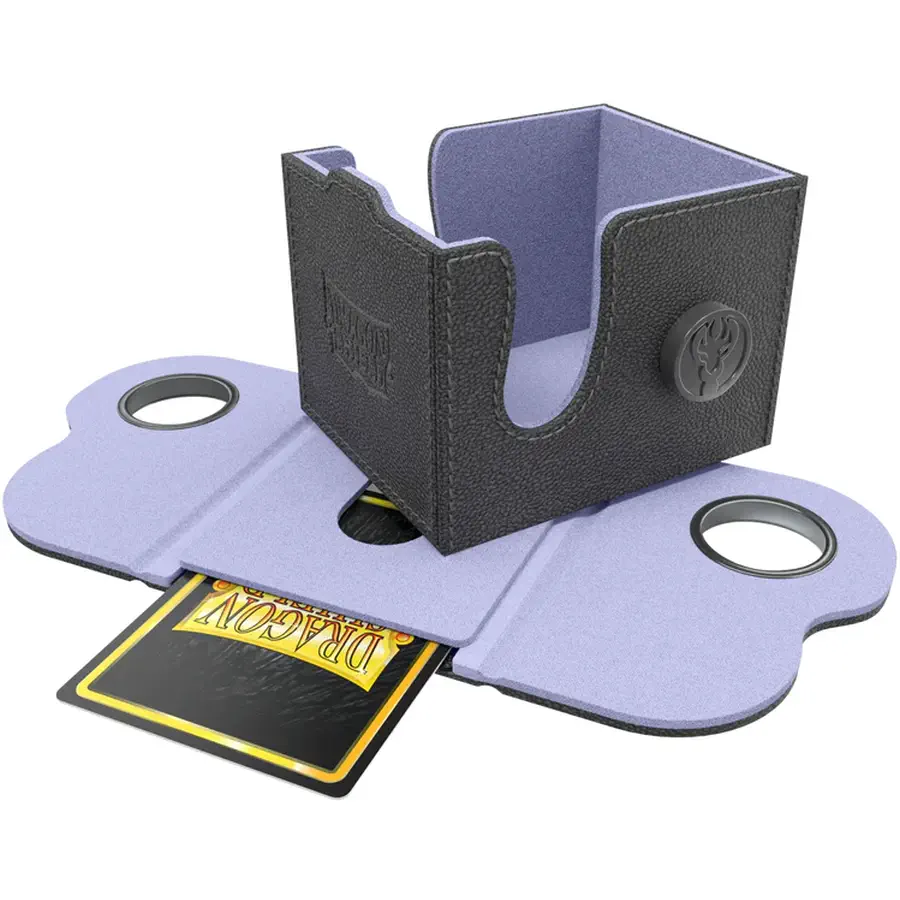 Dragon Shield Dragon Box - Black & Lilac (100): One Piece Deck Boxen