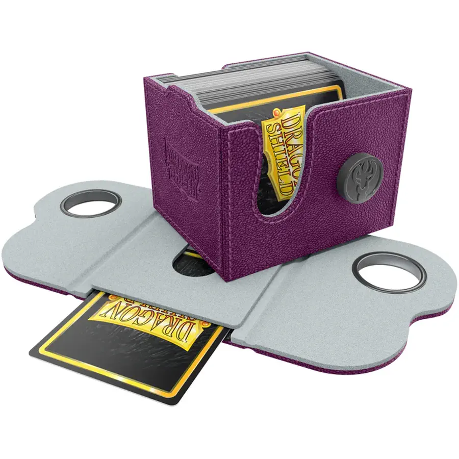Dragon Shield Dragon Box - Purple & Frost (100): andere Sammelkartenspiele Deck Boxen