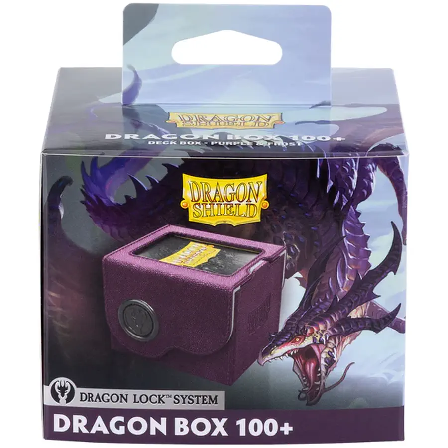 Dragon Shield Dragon Box - Purple & Frost (100): andere Sammelkartenspiele Deck Boxen