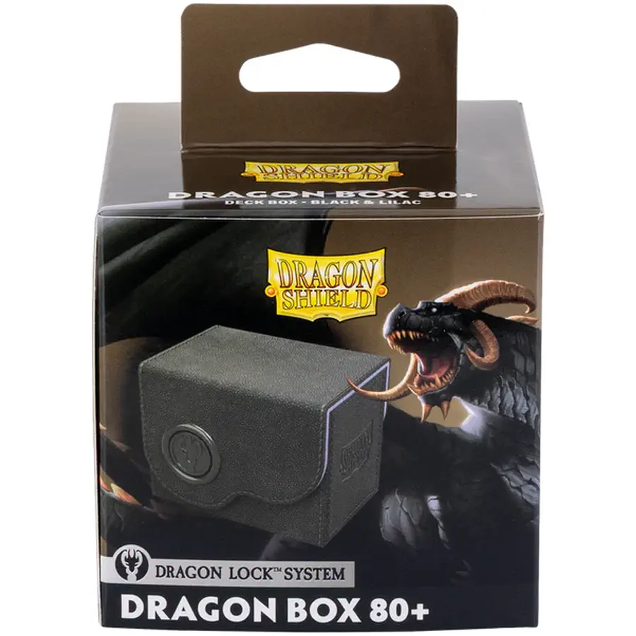 Dragon Shield Dragon Box - Black & Lilac (80): One Piece Deck Boxen