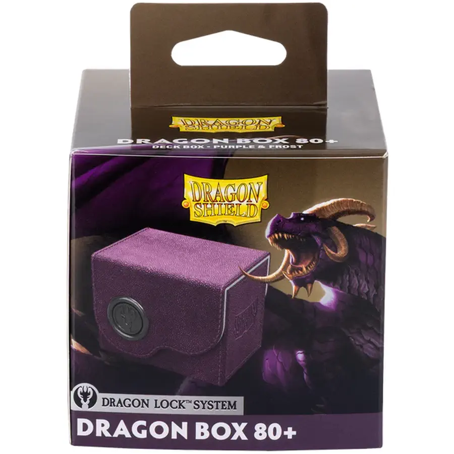 Dragon Shield Dragon Box - Purple & Frost (80): andere Sammelkartenspiele Deck Boxen