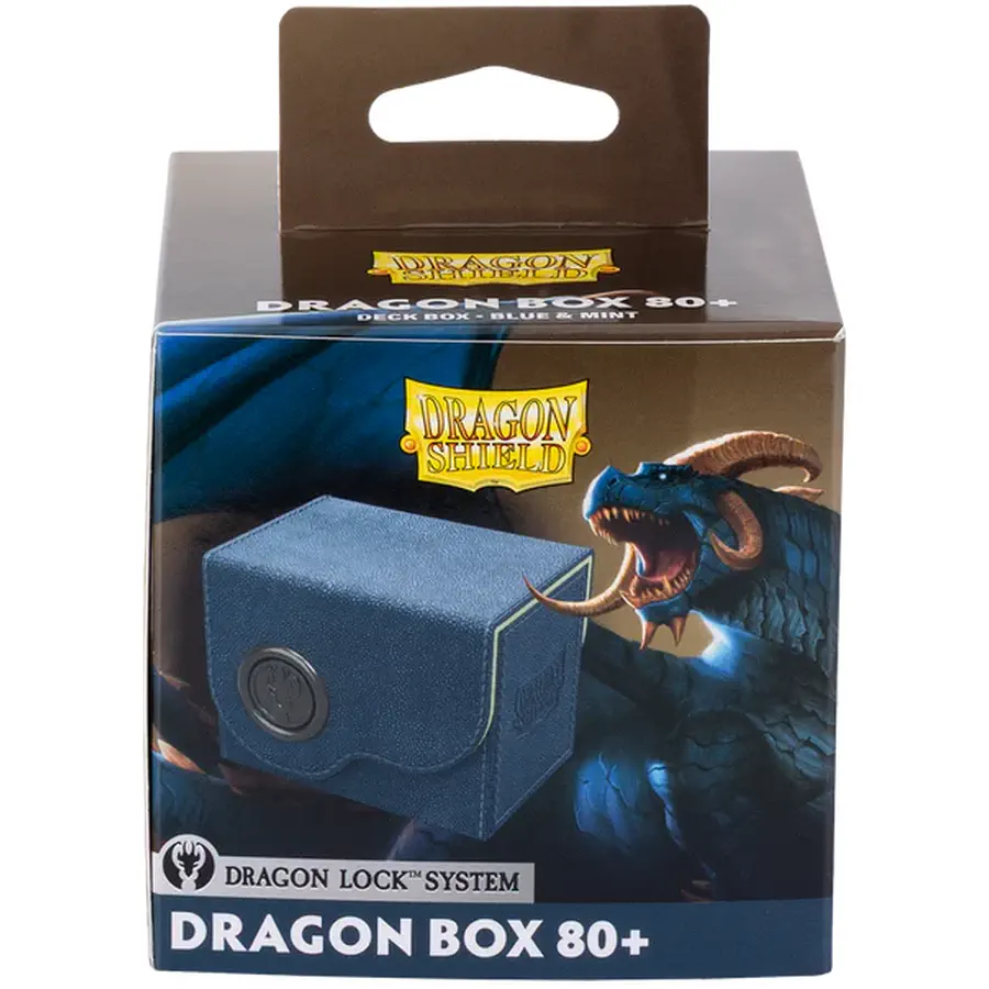 Dragon Shield Dragon Box - Blue & Mint (80): andere Sammelkartenspiele Deck Boxen