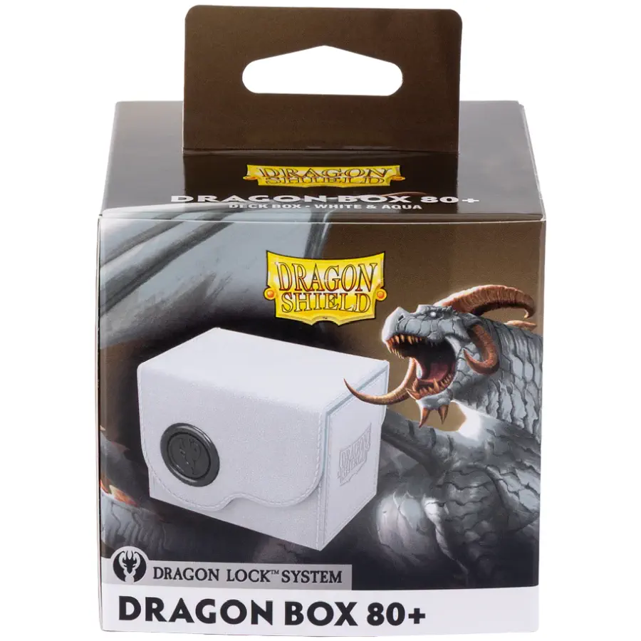 Dragon Shield Dragon Box - White & Aqua (80): Pokemon Deck Boxen