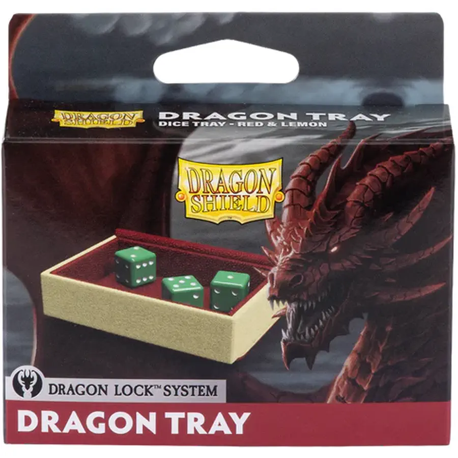 Dragon Shield Dragon Tray - Red & Lemon: Magic: The Gathering Würfel & Sonstiges