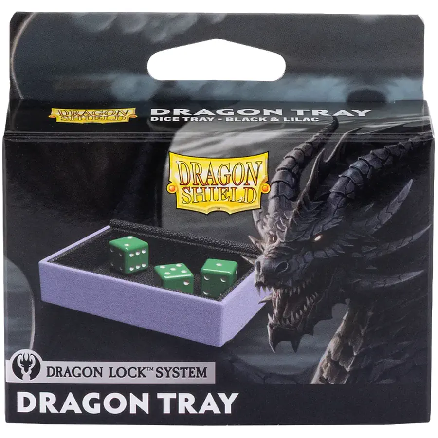 Dragon Shield Dragon Tray - Black & Lilac: Magic: The Gathering Würfel & Sonstiges