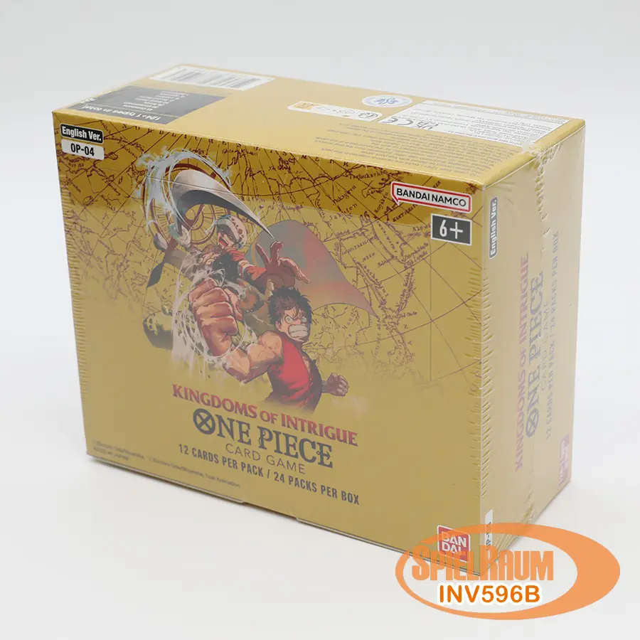 Kingdoms Of Intrigue OP04 Boosterdisplay (ENG): One Piece One Piece Displays
