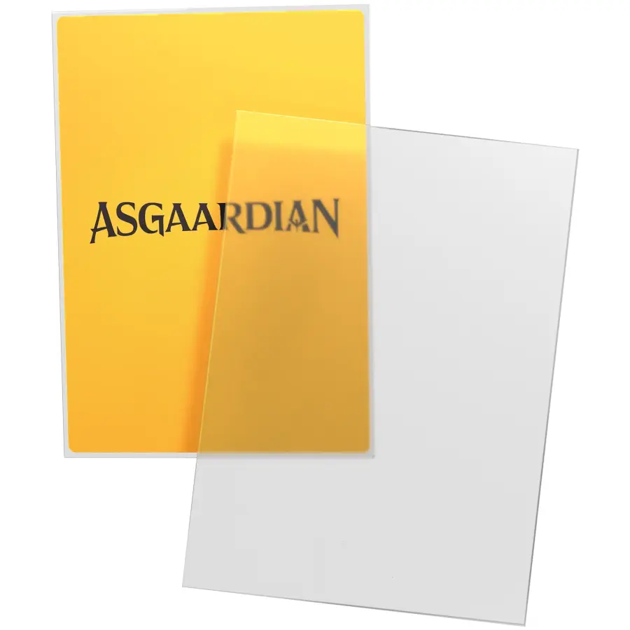 Asgaardian Sleeves - Frosted Clear (104): Magic: The Gathering Card Sleeves / Schutzhüllen