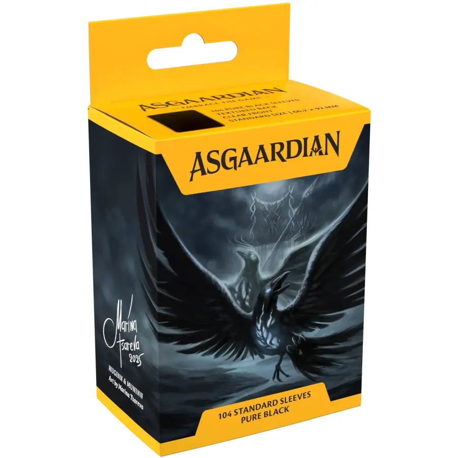 Asgaardian Sleeves - Pure Black (104)