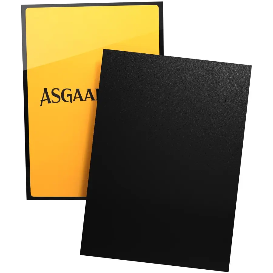Asgaardian Sleeves - Pure Black (104): Magic: The Gathering Card Sleeves / Schutzhüllen