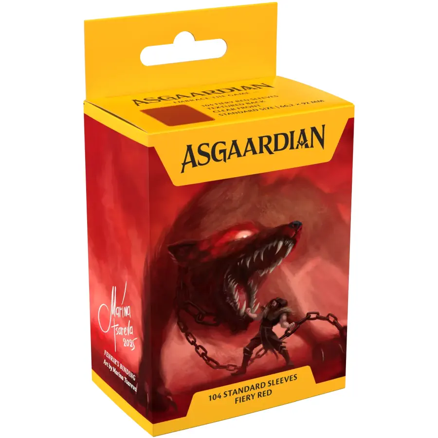 Asgaardian Sleeves - Fiery Red (104)