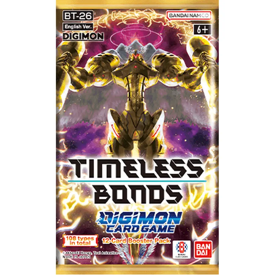 Timeless Bonds BT26 Booster (ENG): andere Sammelkartenspiele Digimon TCG