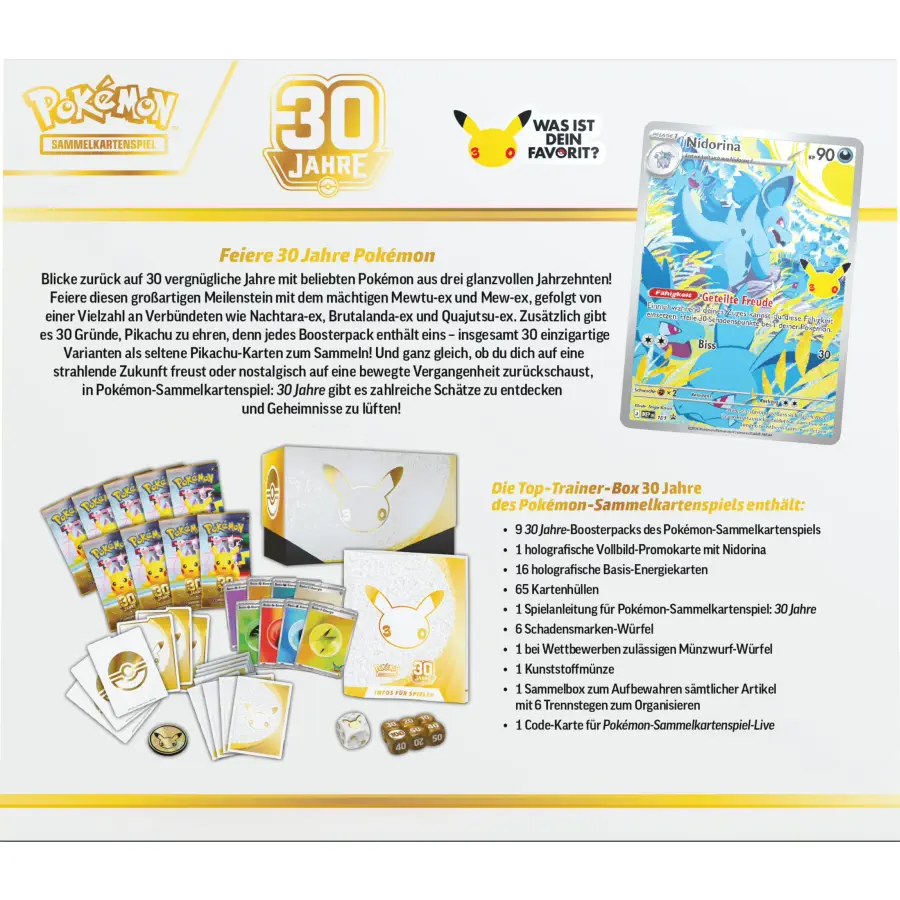 30 Jahre Top Trainer Box (DE): Pokemon Pokemon Trainer Boxen