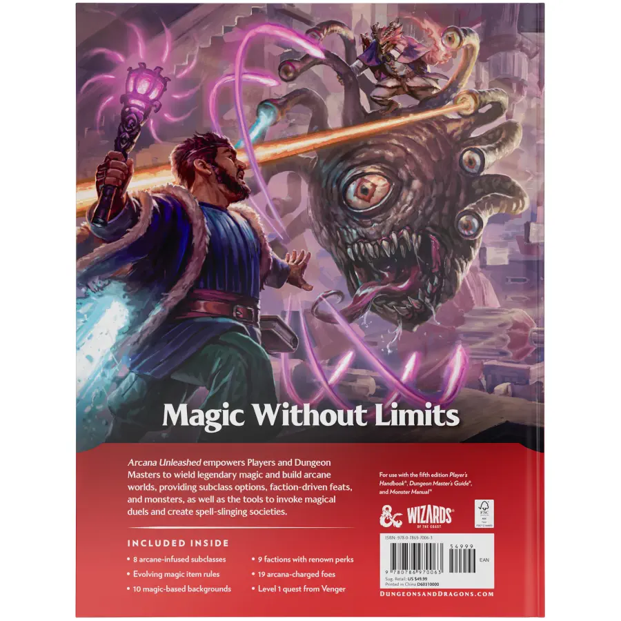 D&D Arcana Unleashed (ENG): Dungeons and Dragons DnD Bücher