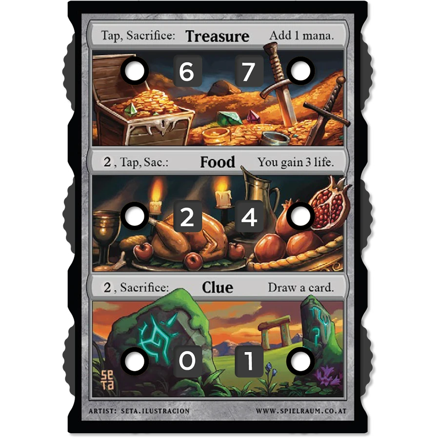 Treasure / Food / Clue Token