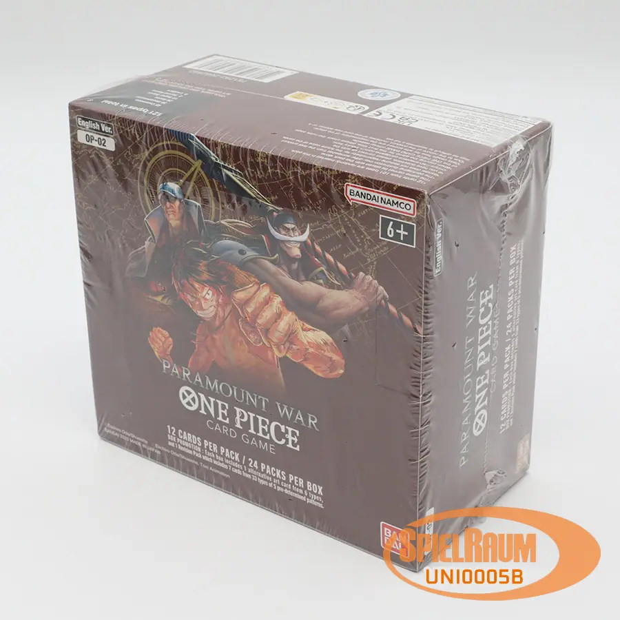 Paramount War OP02 Boosterdisplay (ENG): One Piece One Piece Displays