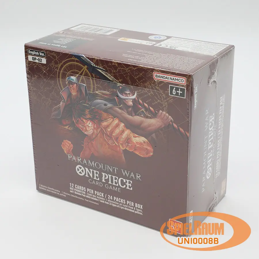 Paramount War OP02 Boosterdisplay (ENG): One Piece One Piece Displays