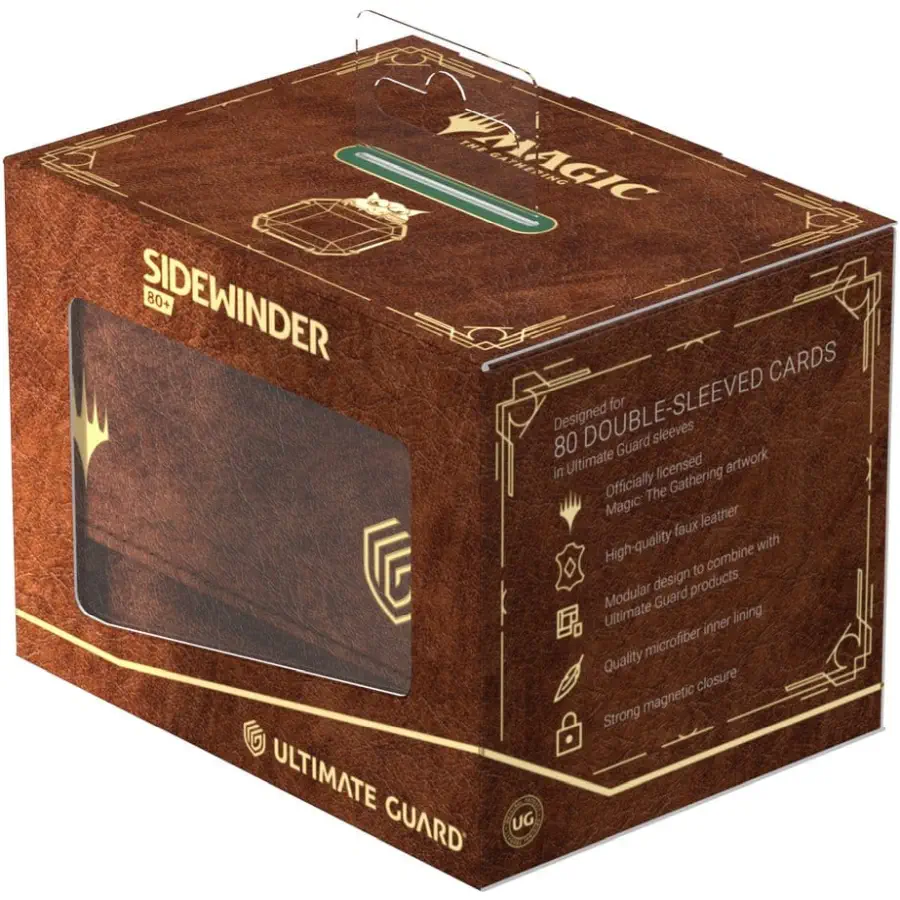 Ultimate Guard Sidewinder - Mox Emerald (80): Magic: The Gathering Magic Deck Boxen