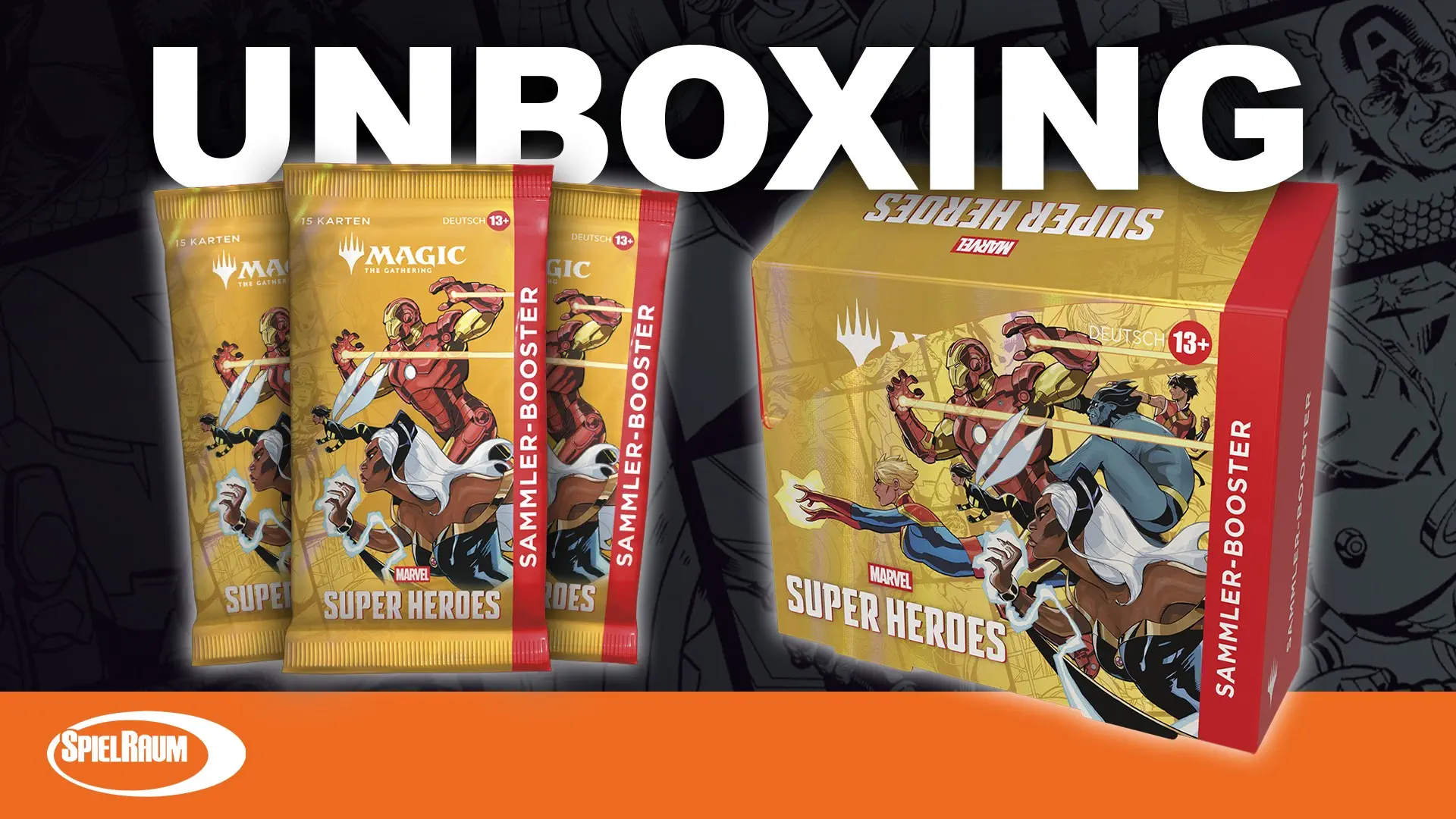 Marvel Super Heroes - Collector Booster Display Unboxing