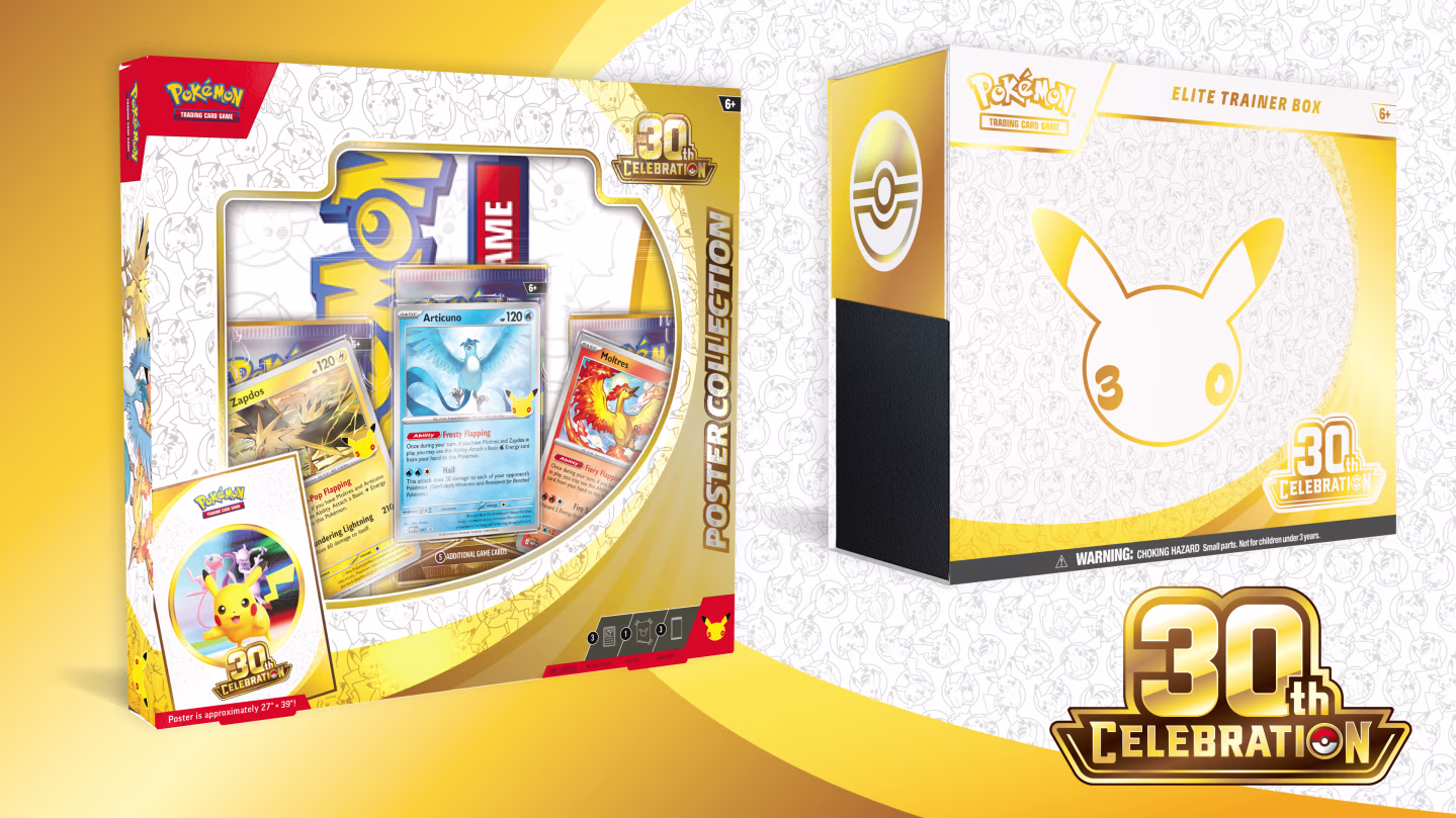 Pokémon TCG feiert 30 Jahre – Das sind die neuen Jubiläumsprodukte