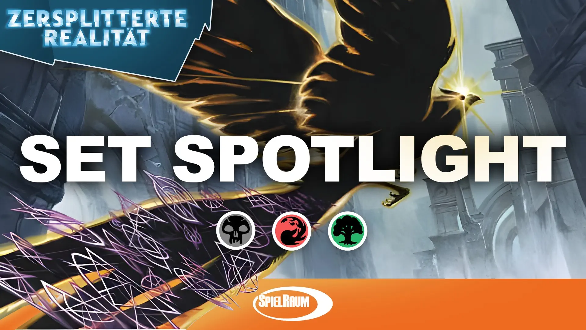 Set Spotlight - Zersplitterte Realität - Schwarz, Rot & Grün