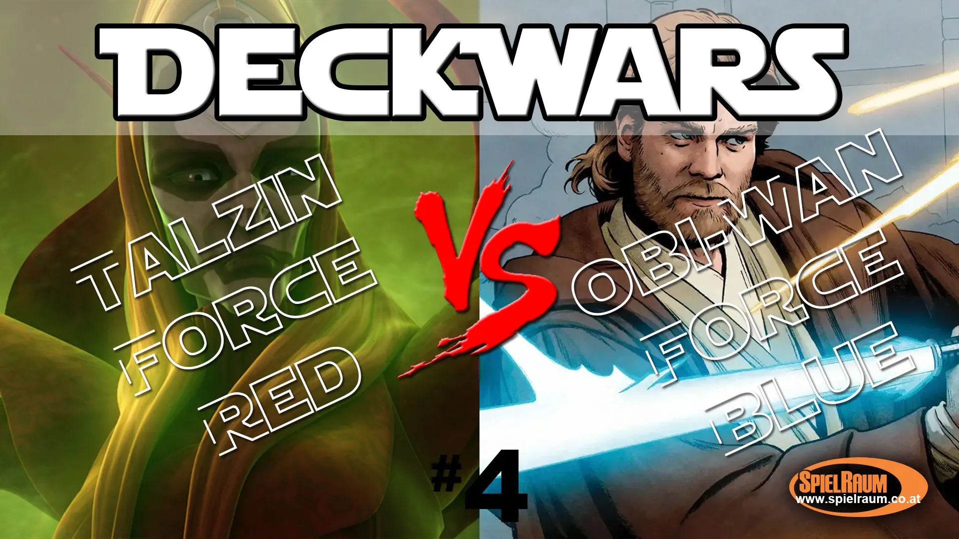 Star Wars Unlimited Deckwars - Mother Talzin Red VS. Obi-Wan Macht Blau
