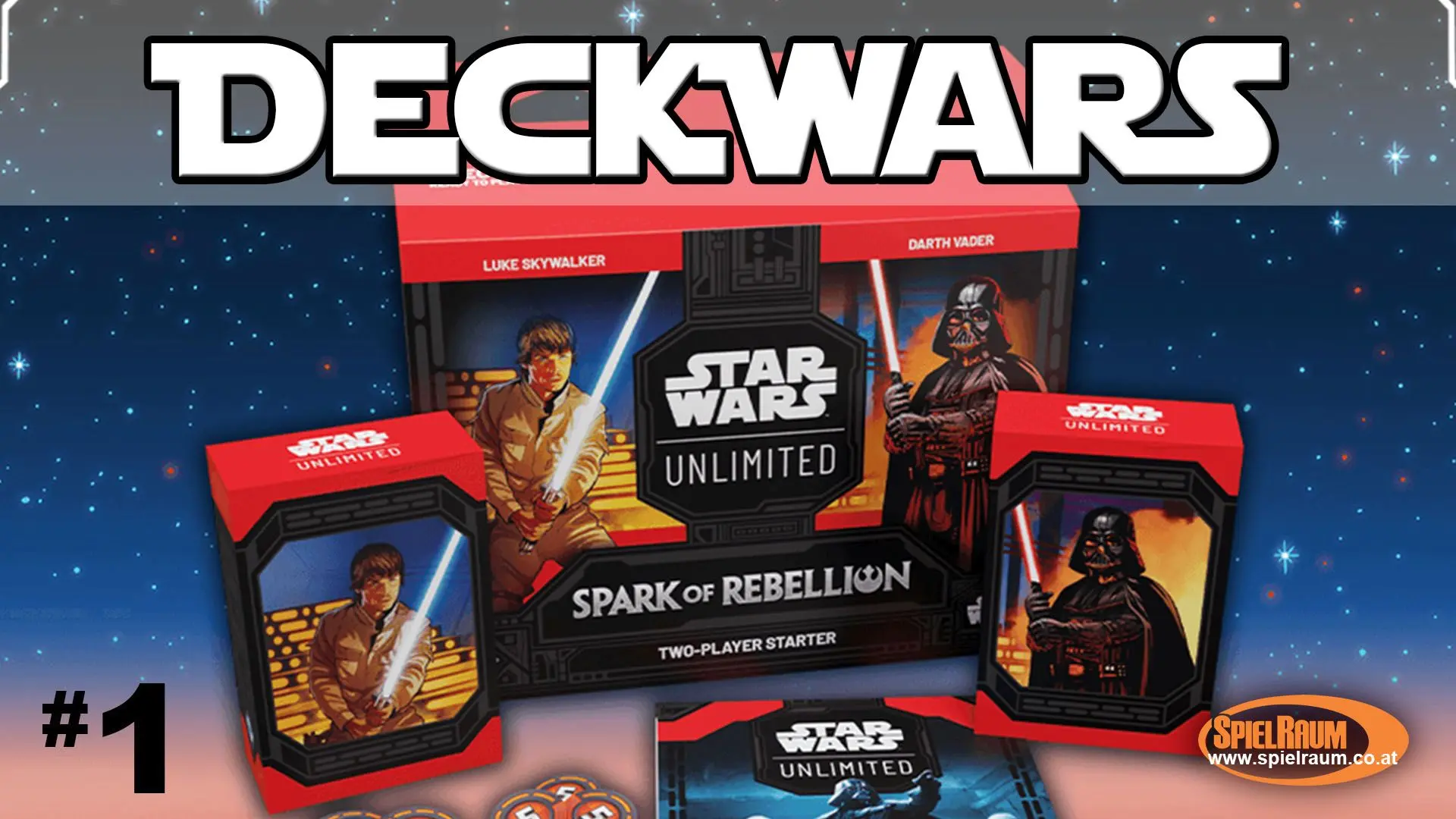 Star Wars Unlimited Deckwars 1 - Der Funke einer Rebellion Zwei-Spieler-Starter