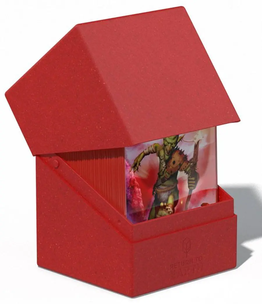 Ultimate Guard Return To Earth Boulder Deck Case 100+ Red: Yu-Gi-Oh! Deck Boxen