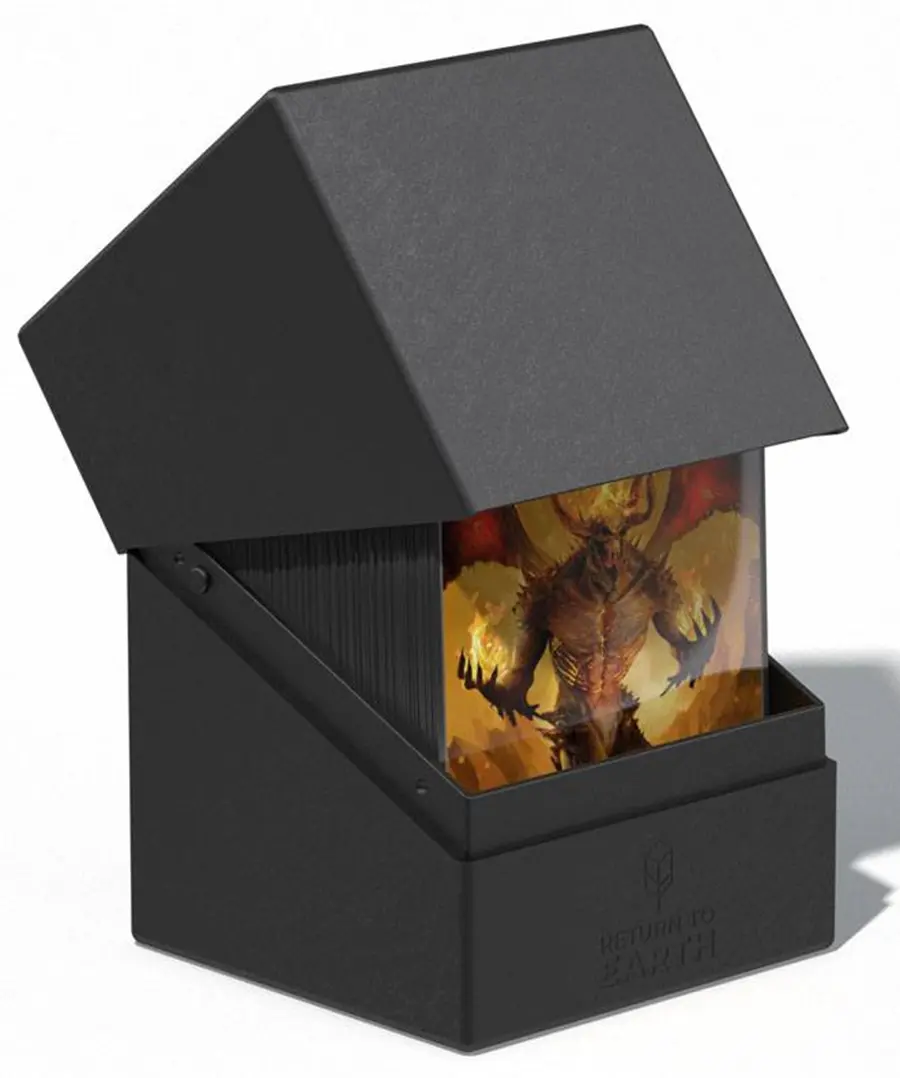 Ultimate Guard Return To Earth Boulder Deck Case 100+ Black: Magic: The Gathering Deck Boxen