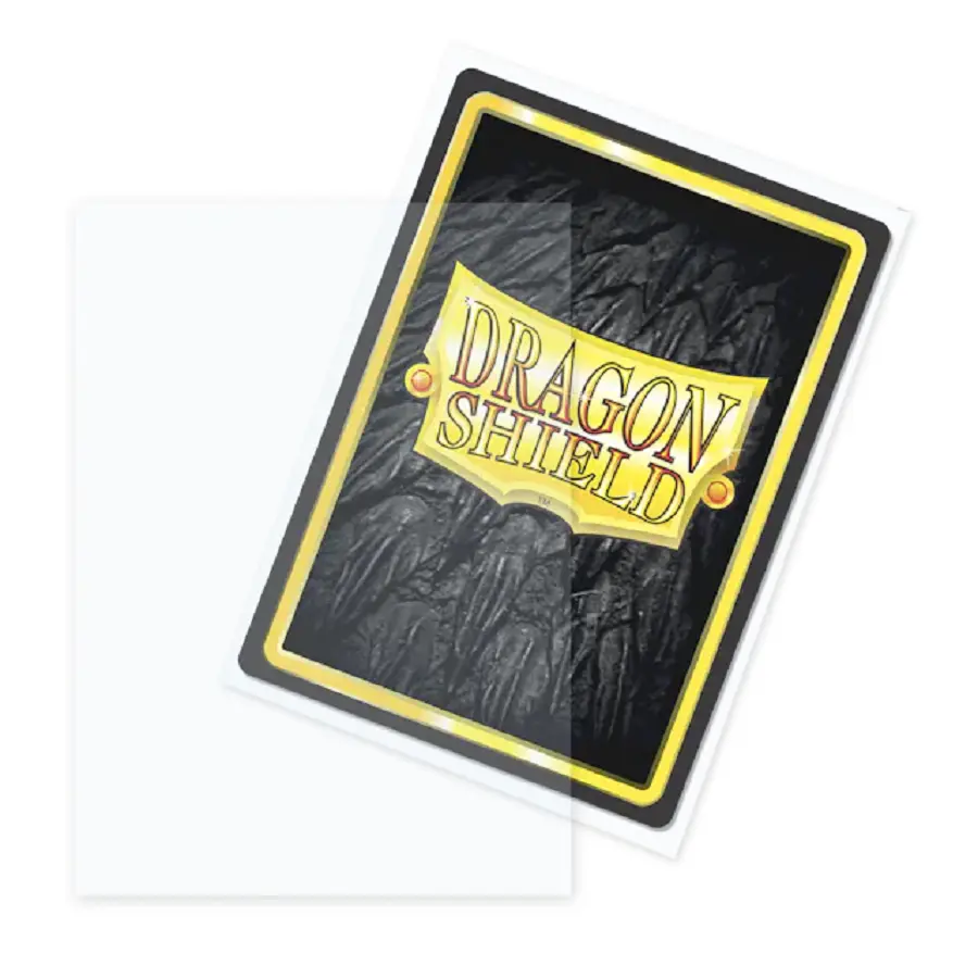 Dragon Shield STANDARD Size Outer Sleeves - Matte Clear (100): One Piece Card Sleeves / Schutzhüllen