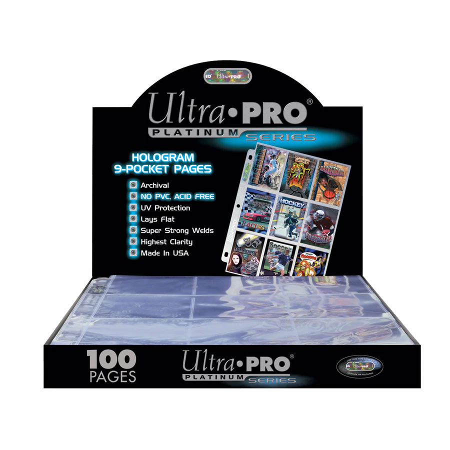 Ultra Pro 9-Pocket Pages Platinum Series (100)