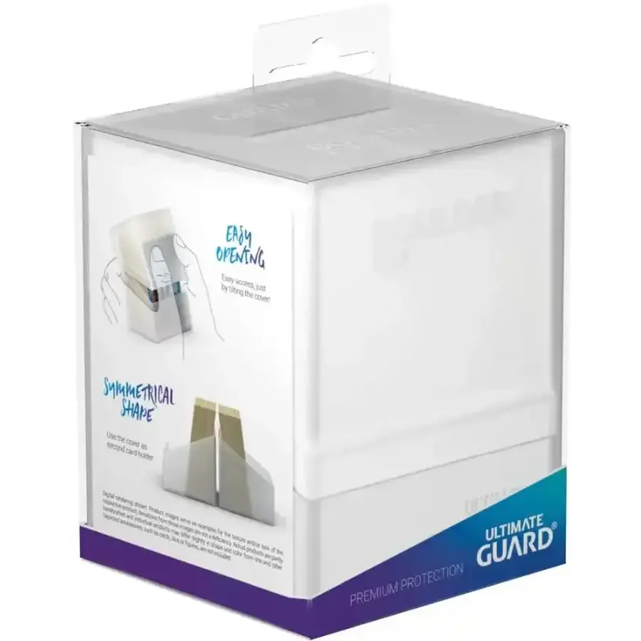 Ultimate Guard Boulder Deck Case 100+ White / Frosted: Pokemon Deck Boxen