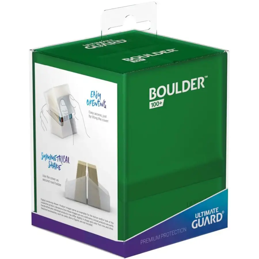 Ultimate Guard Boulder Deck Case 100+ Green / Emerald: Magic: The Gathering Deck Boxen