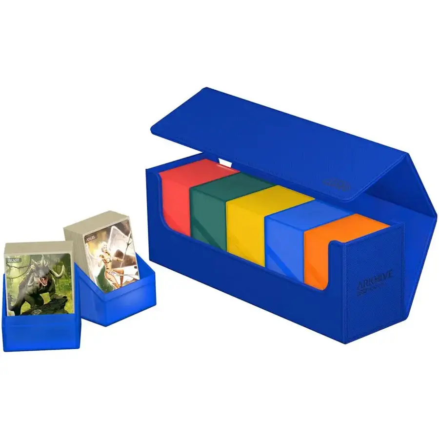 Ultimate Guard Arkhive 400+ XenoSkin Monocolor Blue: Yu-Gi-Oh! Deck Boxen