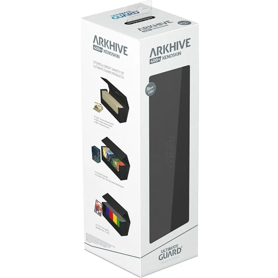 Ultimate Guard Arkhive 400+ XenoSkin Monocolor Black: Yu-Gi-Oh! Deck Boxen