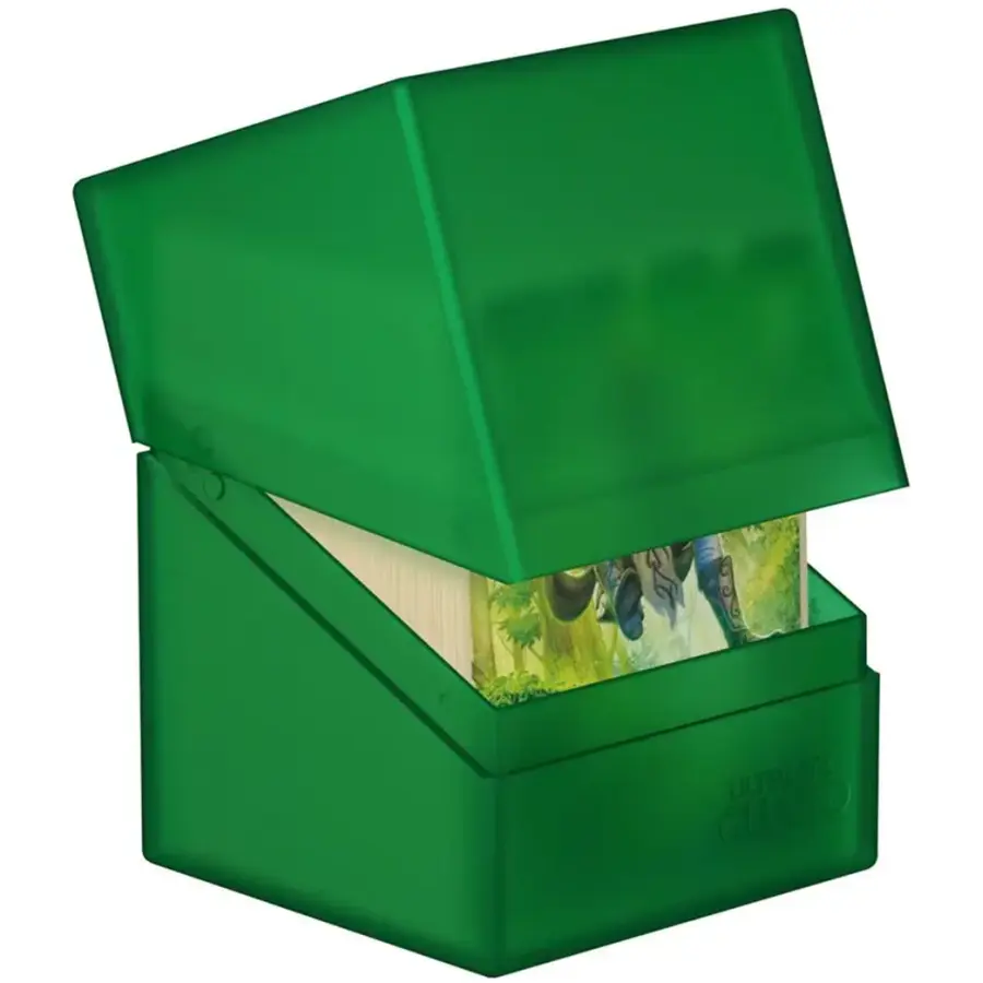 Ultimate Guard Boulder Deck Case 100+ Green / Emerald: Magic: The Gathering Deck Boxen