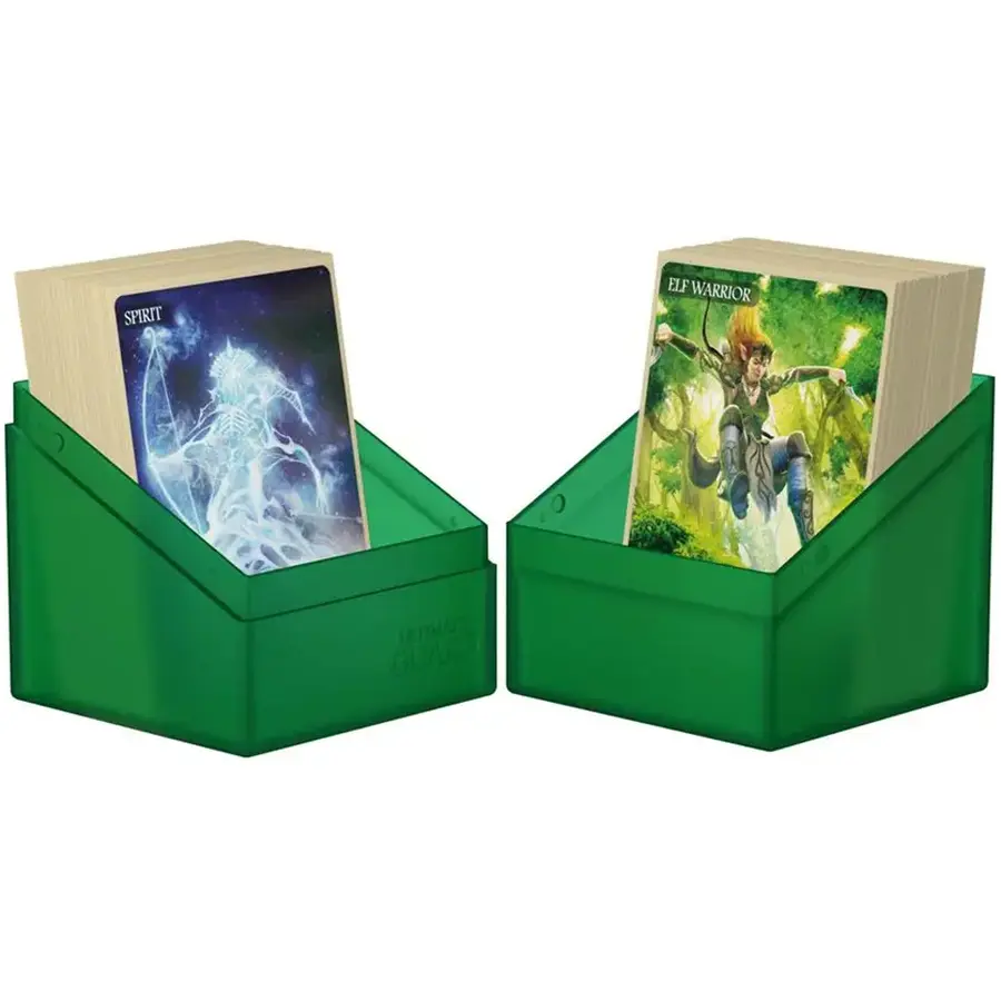 Ultimate Guard Boulder Deck Case 100+ Green / Emerald: Magic: The Gathering Deck Boxen