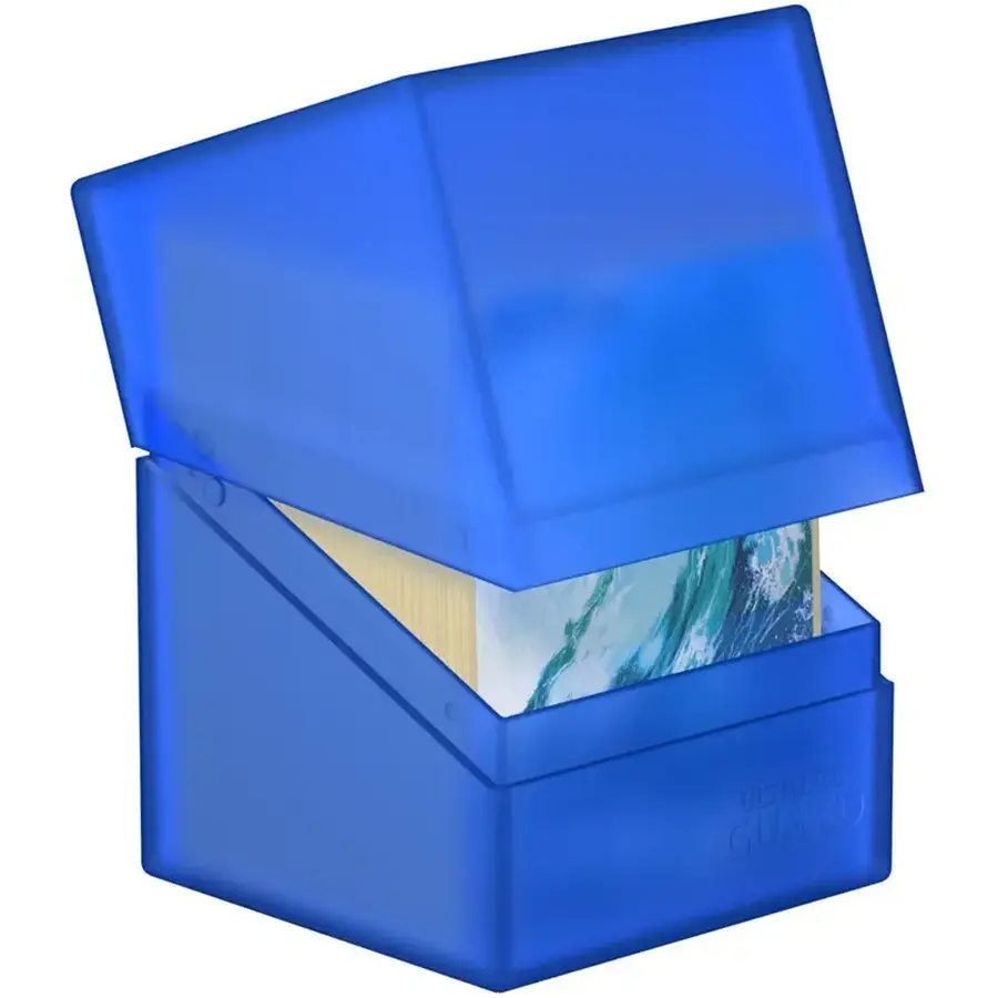 Ultimate Guard Boulder Deck Case 100+ Blue / Sapphire: Magic: The Gathering Deck Boxen