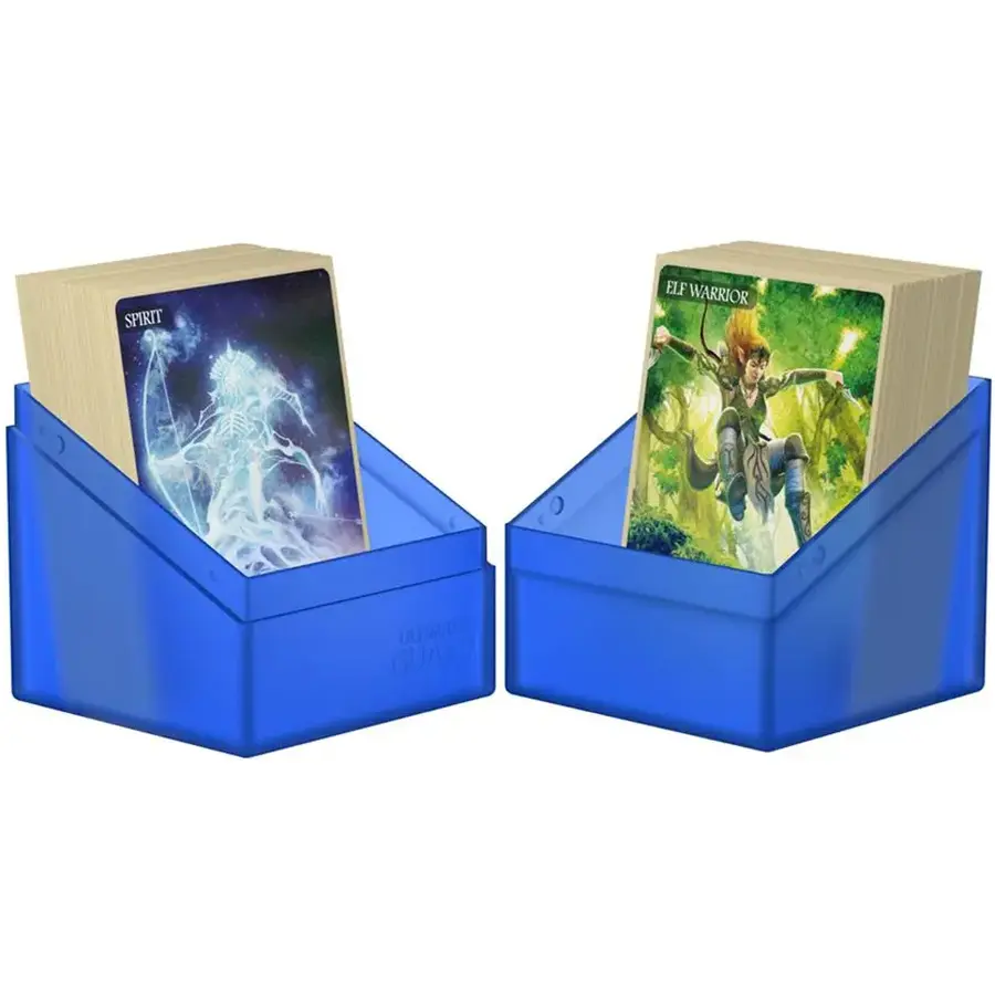 Ultimate Guard Boulder Deck Case 100+ Blue / Sapphire: Magic: The Gathering Deck Boxen