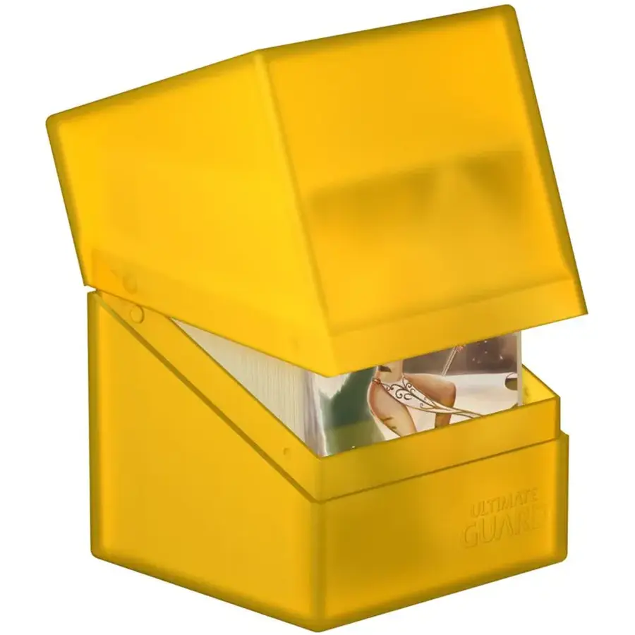Ultimate Guard Boulder Deck Case 100+ Gelb / Amber: Magic: The Gathering Deck Boxen