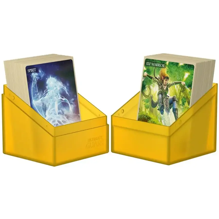Ultimate Guard Boulder Deck Case 100+ Gelb / Amber: Magic: The Gathering Deck Boxen