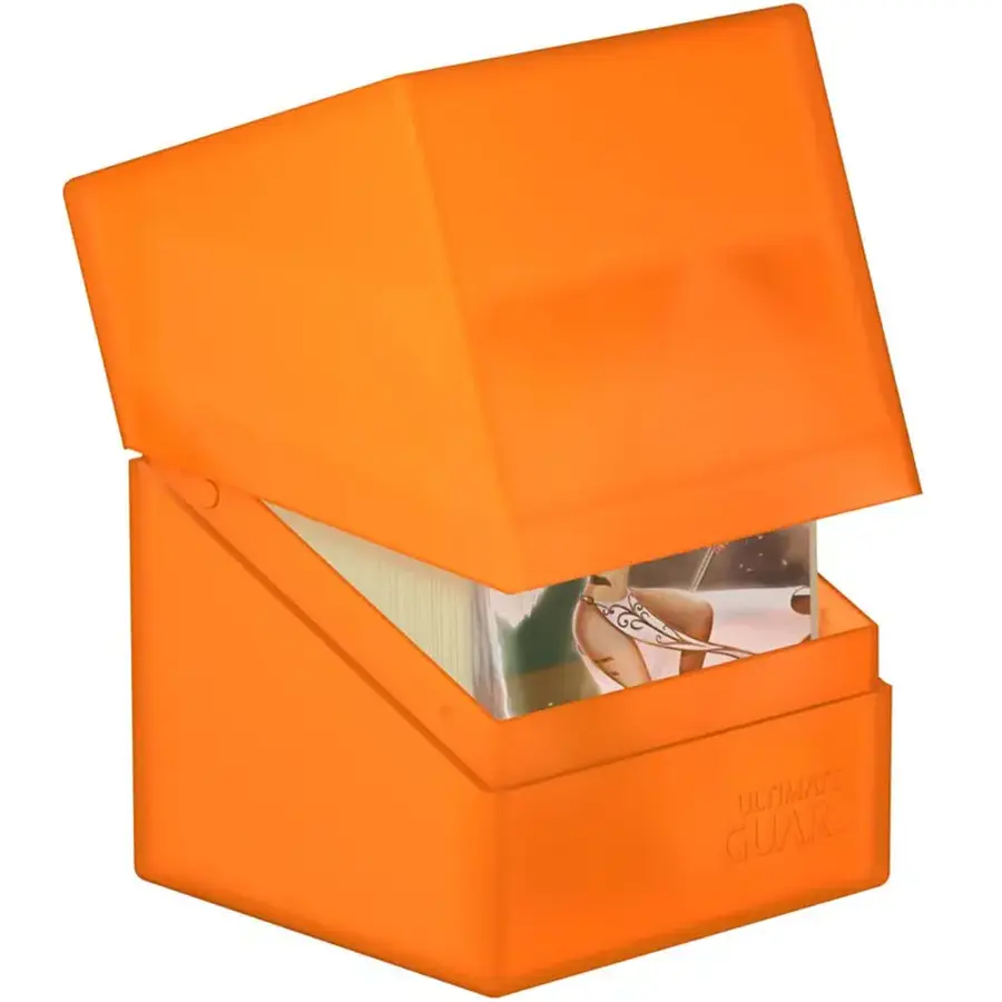 Ultimate Guard Boulder Deck Case 100+ Orange / Topaz: Yu-Gi-Oh! Deck Boxen