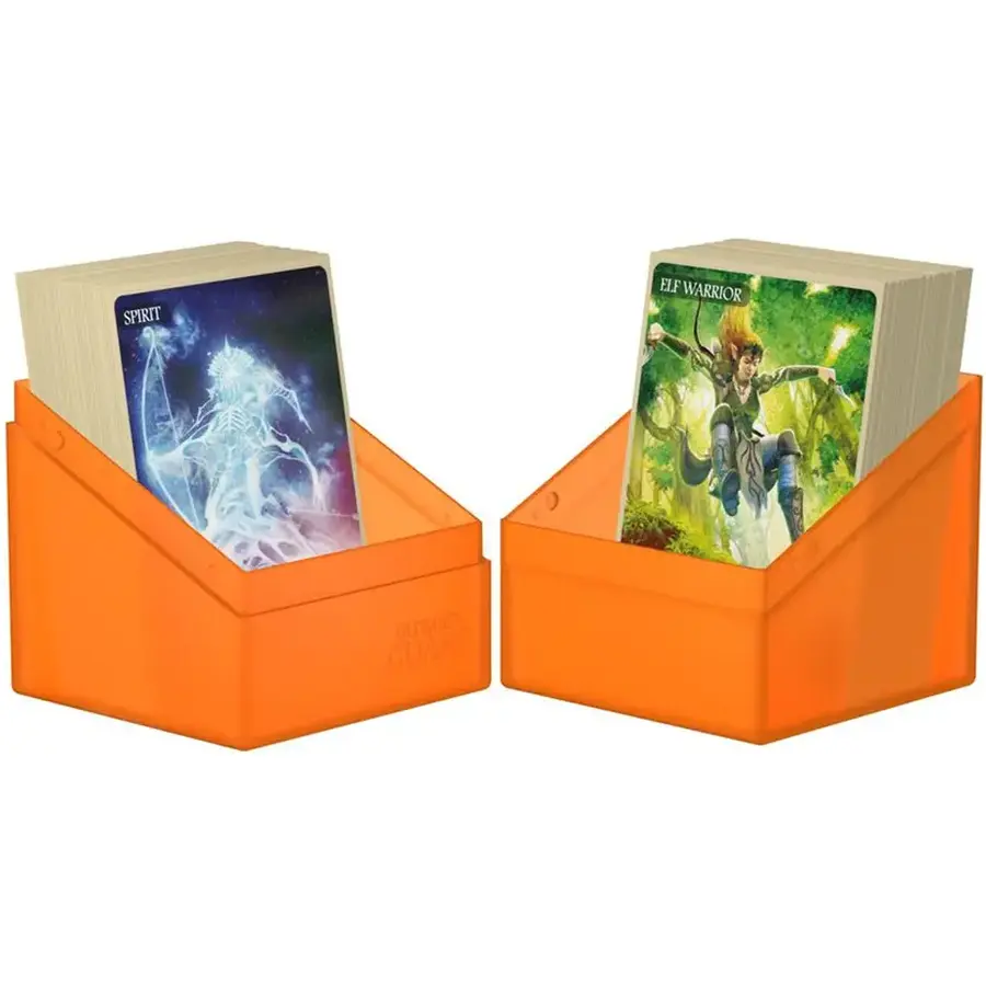 Ultimate Guard Boulder Deck Case 100+ Orange / Topaz: Yu-Gi-Oh! Deck Boxen