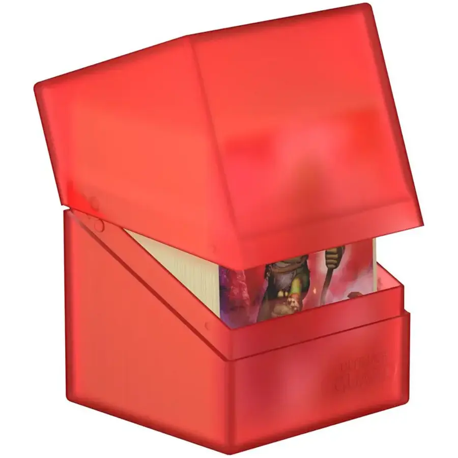 Ultimate Guard Boulder Deck Case 100+ Red / Ruby: Magic: The Gathering Deck Boxen